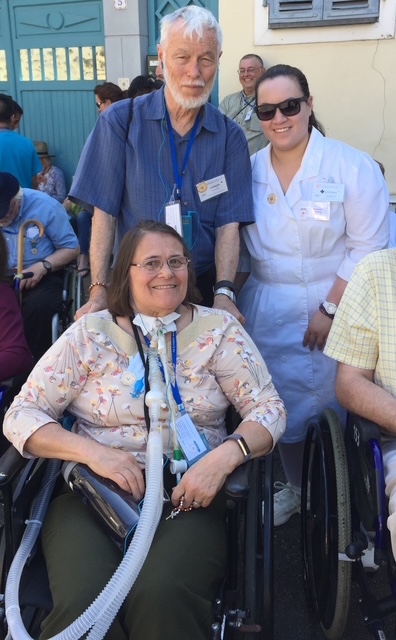 Lourdes Volunteers spreading the Message of Lourdes at the National Association of Catholic Nurses in Rockville, NY on April 17, 2026